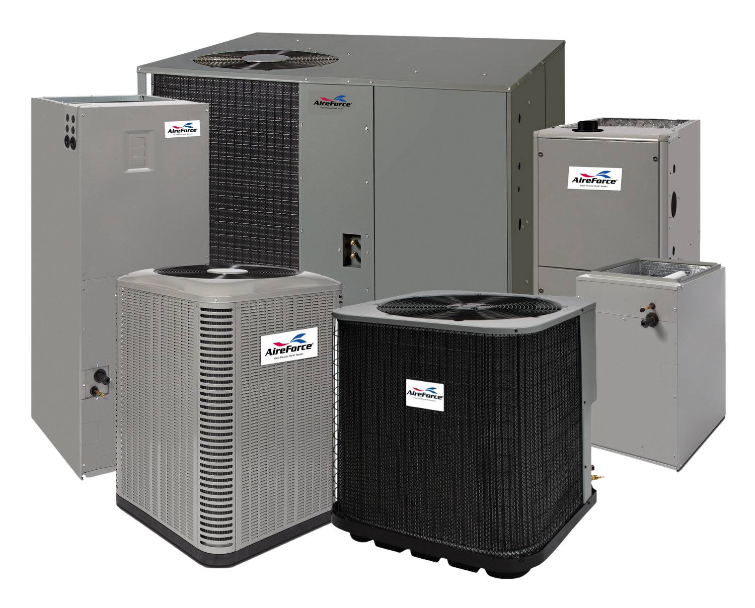 AireForce Heating & Cooling Equipment – Furnaces, Condensers, & Heat Pumps