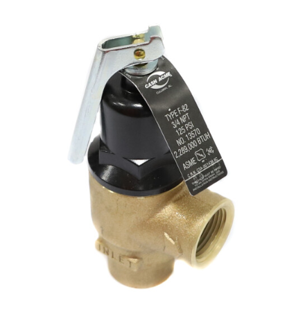 100111601 - 3/4" Pressure Relief Valve 125PSI 2,289,000BTU