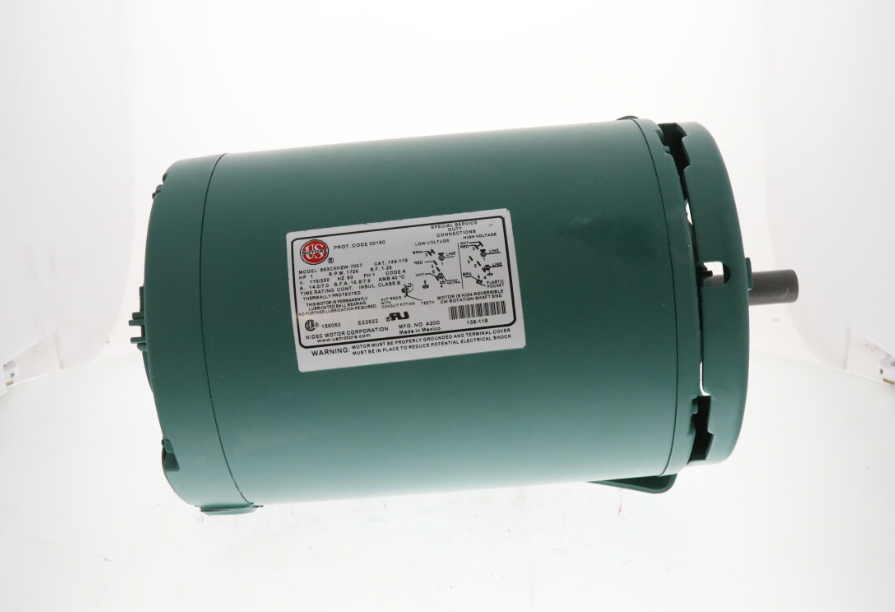 Taco 138-119RP Replacement Motor Assembly – 1 HP, 115/230V, Single Phase, ODP