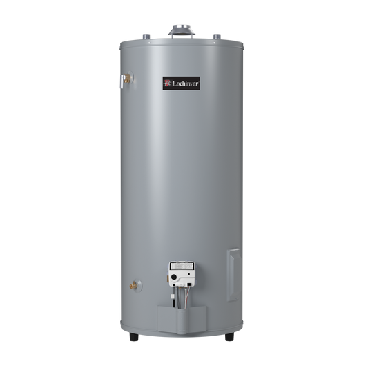 Lochinvar CGN075075 74-Gallon Light-Duty Commercial Natural Gas Water Heater – 75,100 BTU, 80% Thermal Efficiency