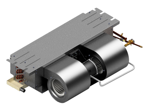 19HXS03 A2L Horizontal Uncased Ceiling Fan Coil – 1.5 Ton, 24,000 BTU, R32/R454B Ready