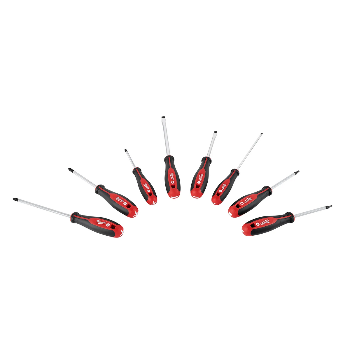 Milwaukee 8pc Screwdriver Kit w/ Square