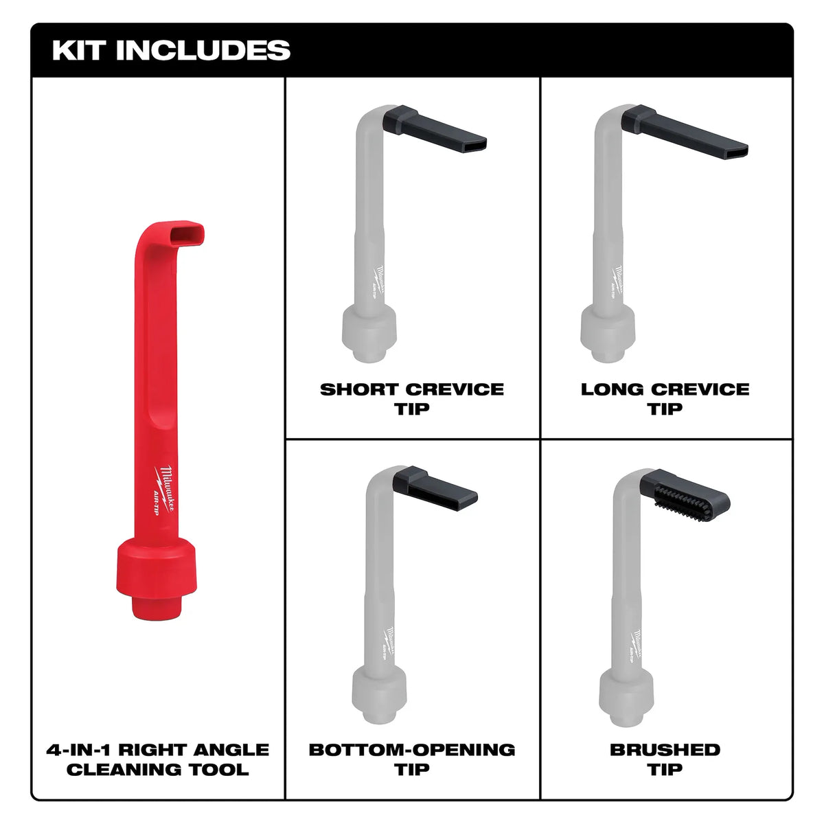 AIR-TIP™ 4-in-1 Right Angle Cleaning Tool
