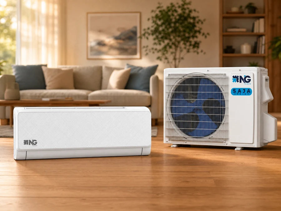 SAJA Single Zone 12,000 BTUH Heat Pump System Seer2 22.0 | 230V | IDU/ODU R32
