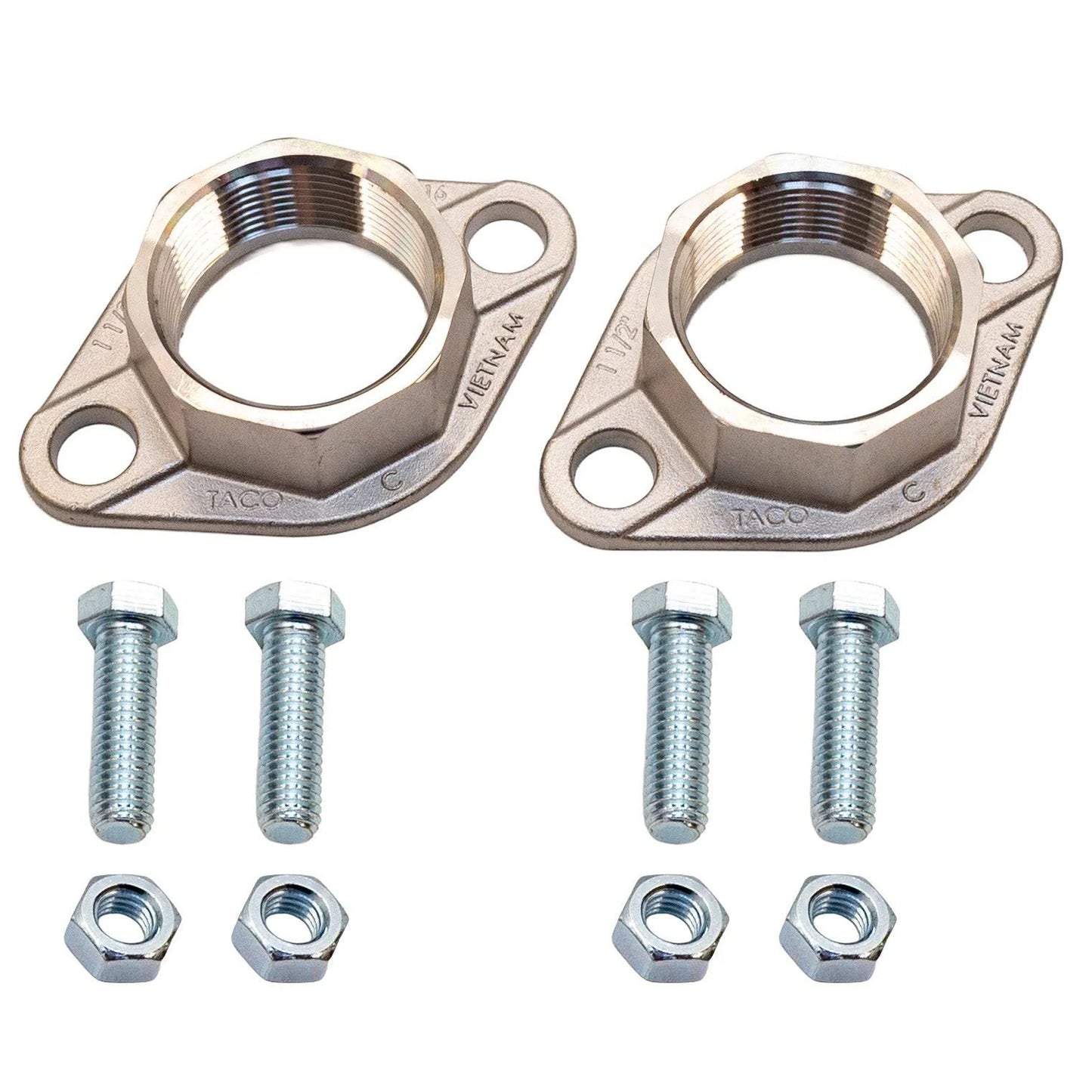 110-254SF 1-1/2-inch Stainless Steel Flange Set